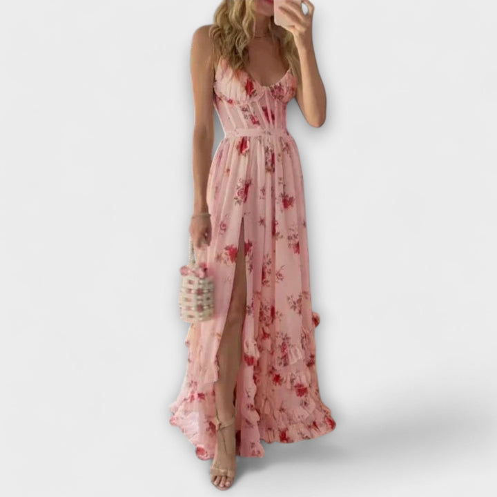 Hazel - Kleid mit Blüemamuster