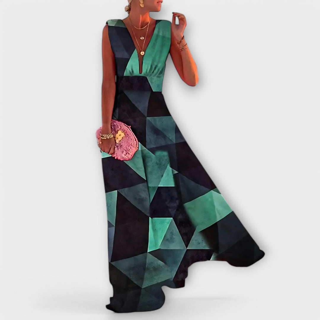 Elegants ärmelloses Damekleid