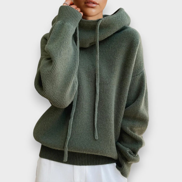 Marta | Luxuriöser Hoodie aus Merinowolle Eleganz