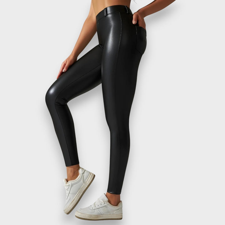 Alice | Kunstleder Formstrumpfhose