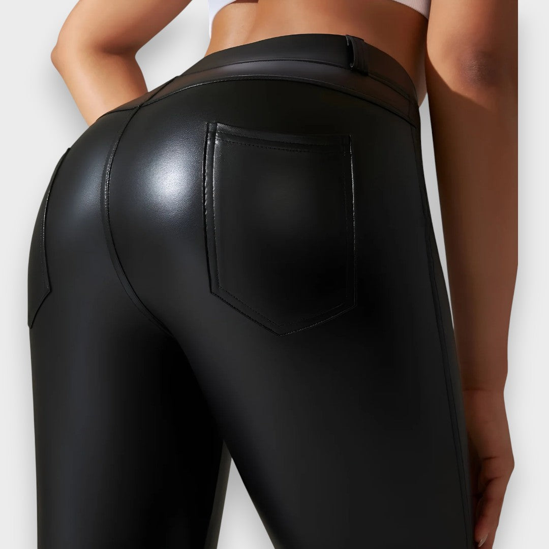 Alice | Kunstleder Formstrumpfhose