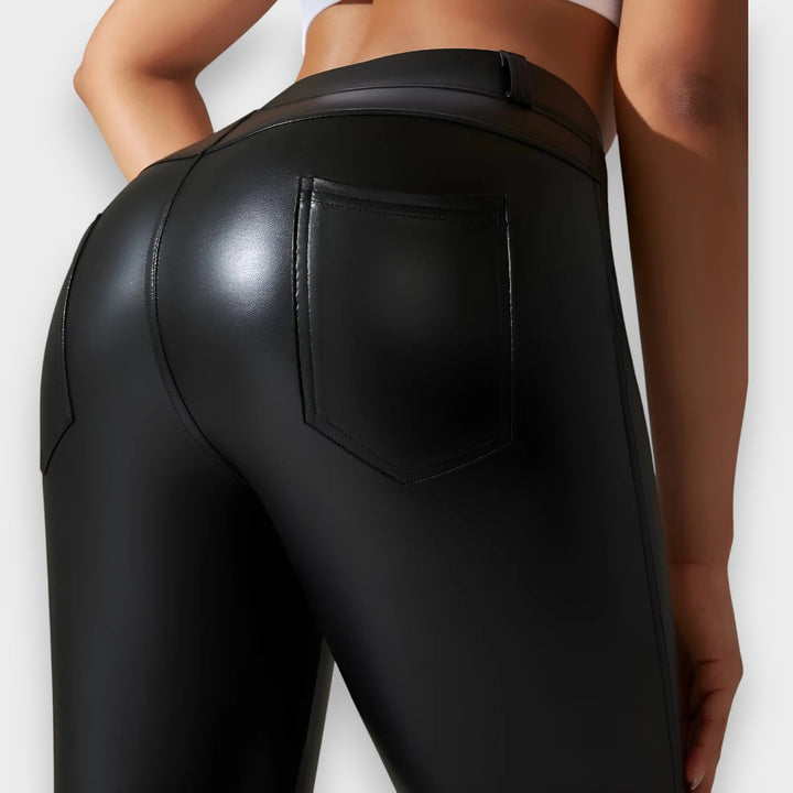 Alice | Kunstleder Formstrumpfhose