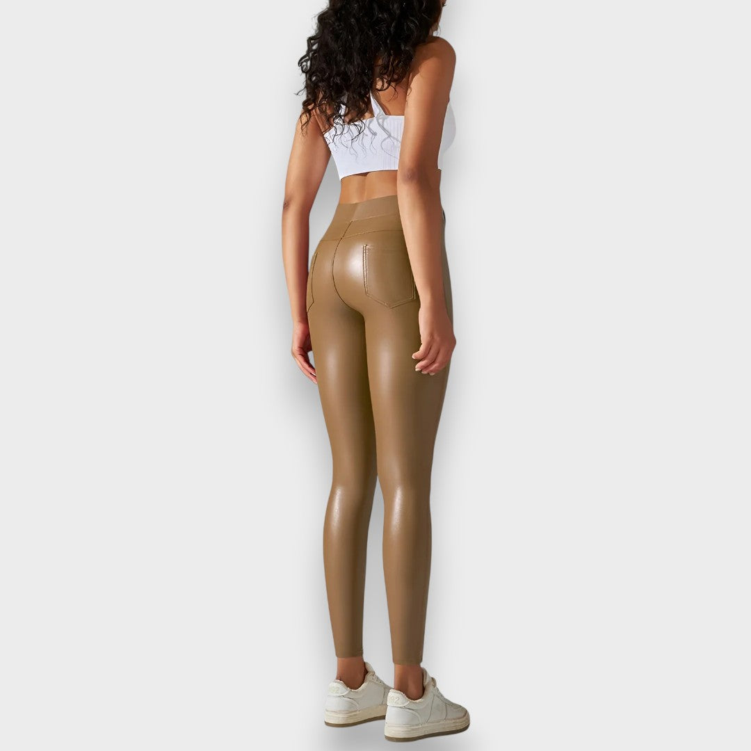 Alice | Kunstleder Formstrumpfhose
