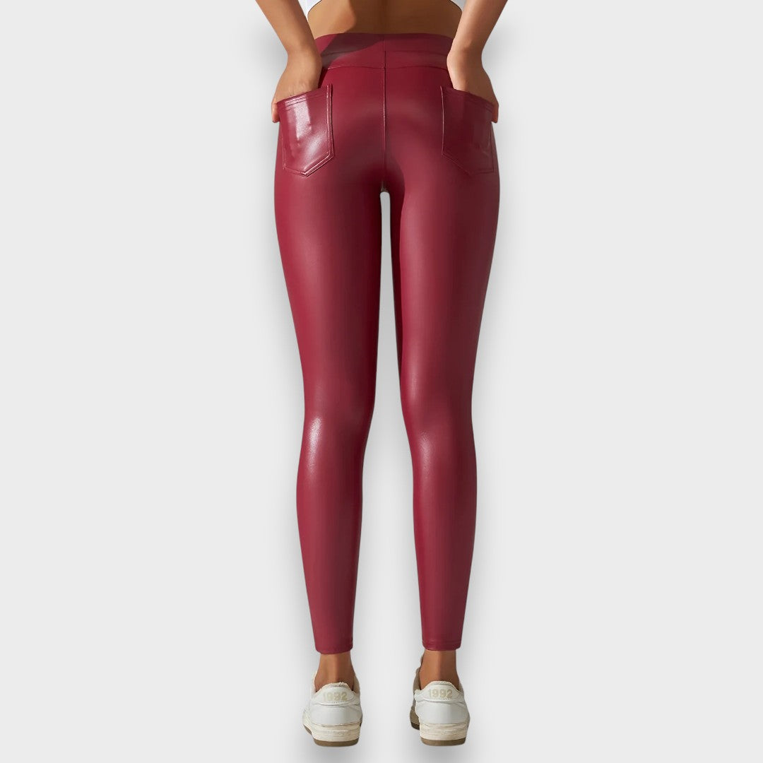 Alice | Kunstleder Formstrumpfhose