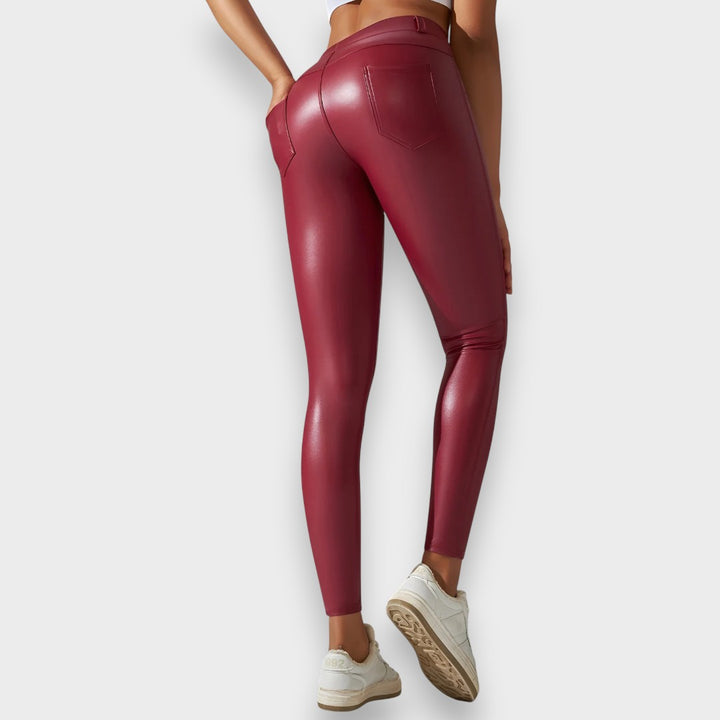 Alice | Kunstleder Formstrumpfhose