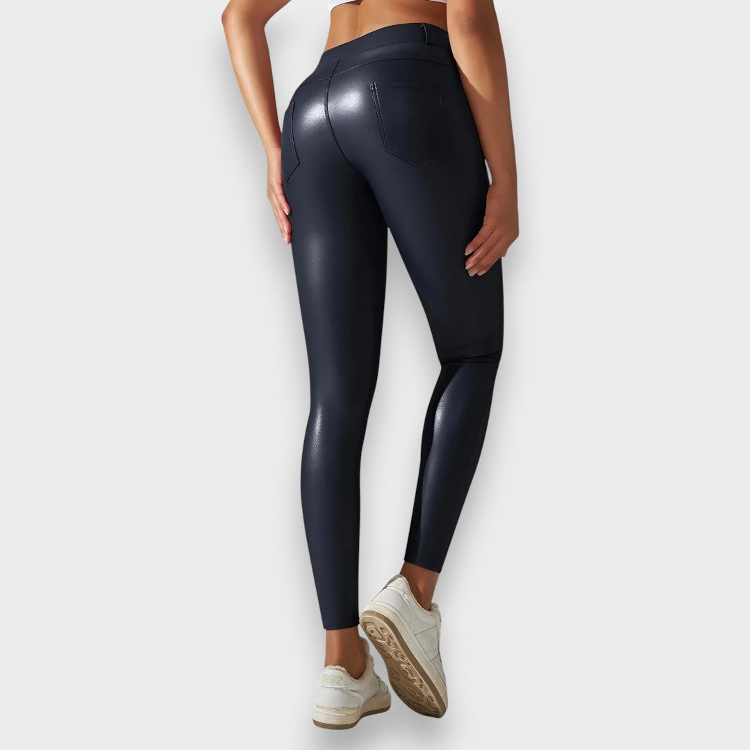 Alice | Kunstleder Formstrumpfhose