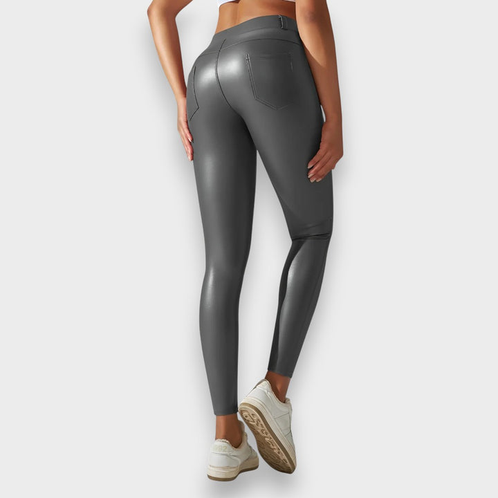 Alice | Kunstleder Formstrumpfhose