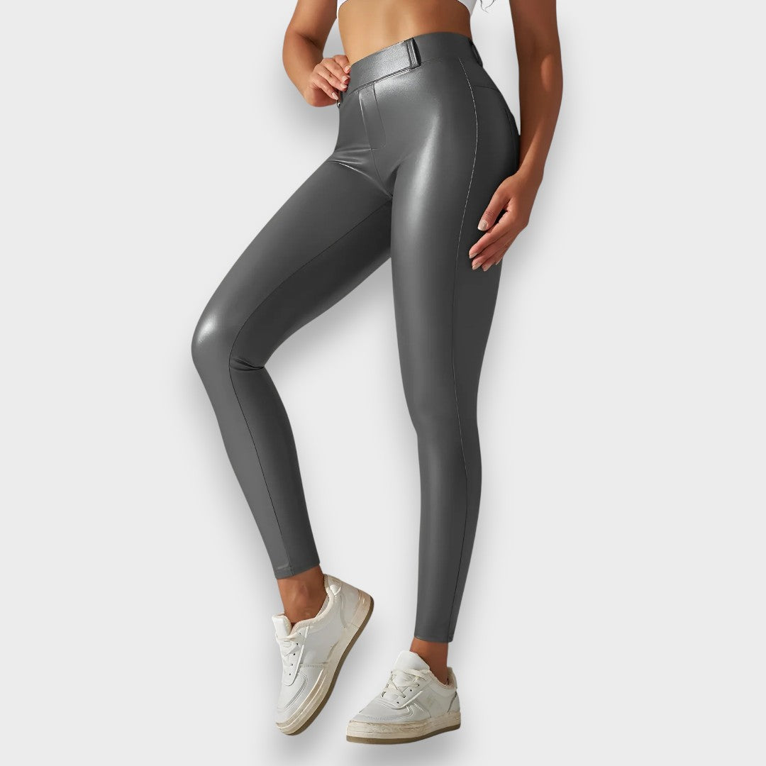 Alice | Kunstleder Formstrumpfhose