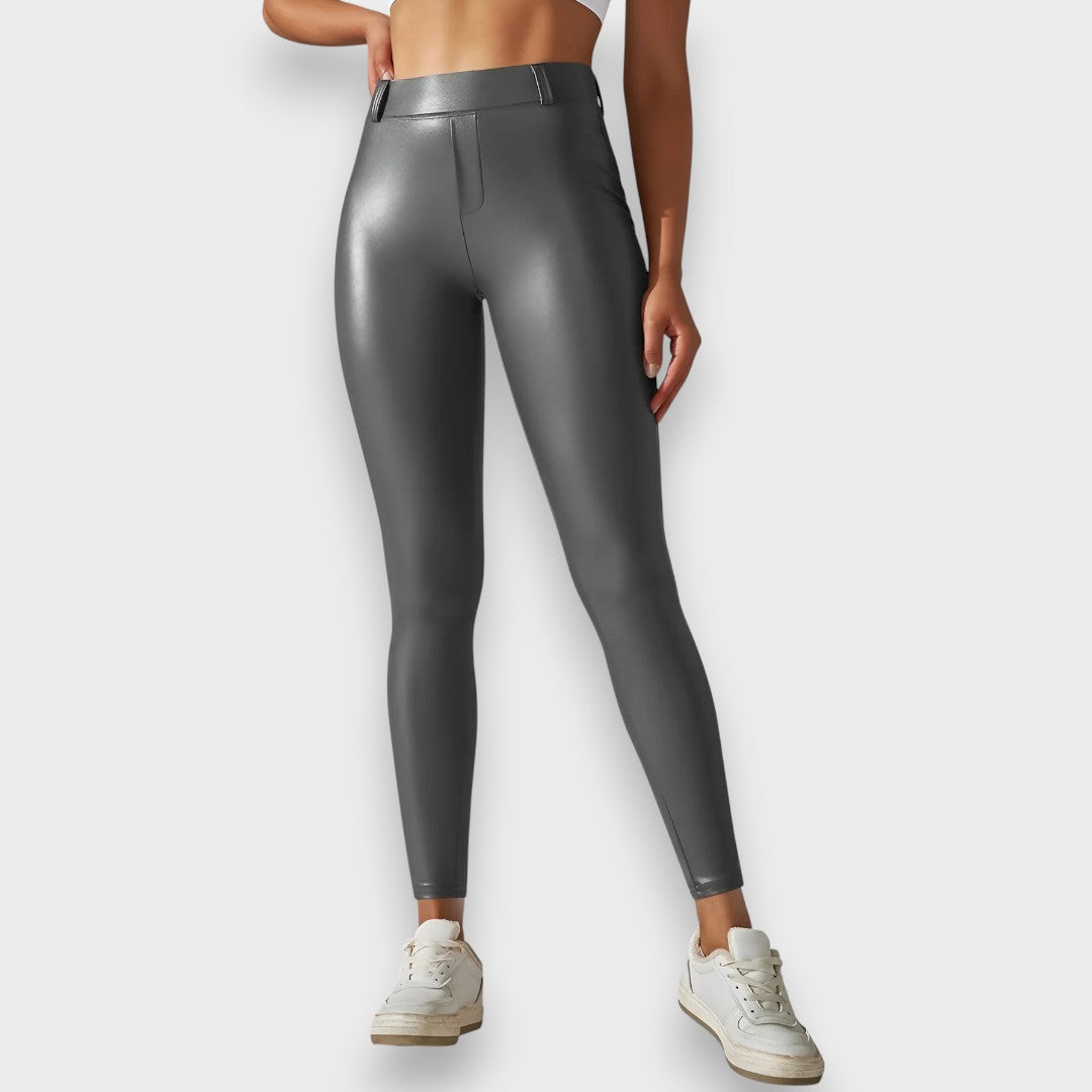 Alice | Kunstleder Formstrumpfhose