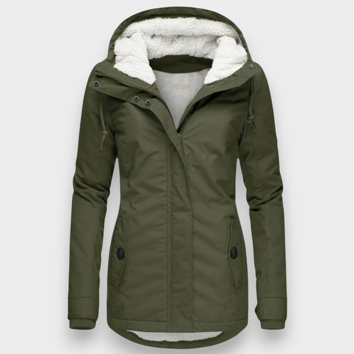 Chloé | Herbstliche lange Fleecejacke