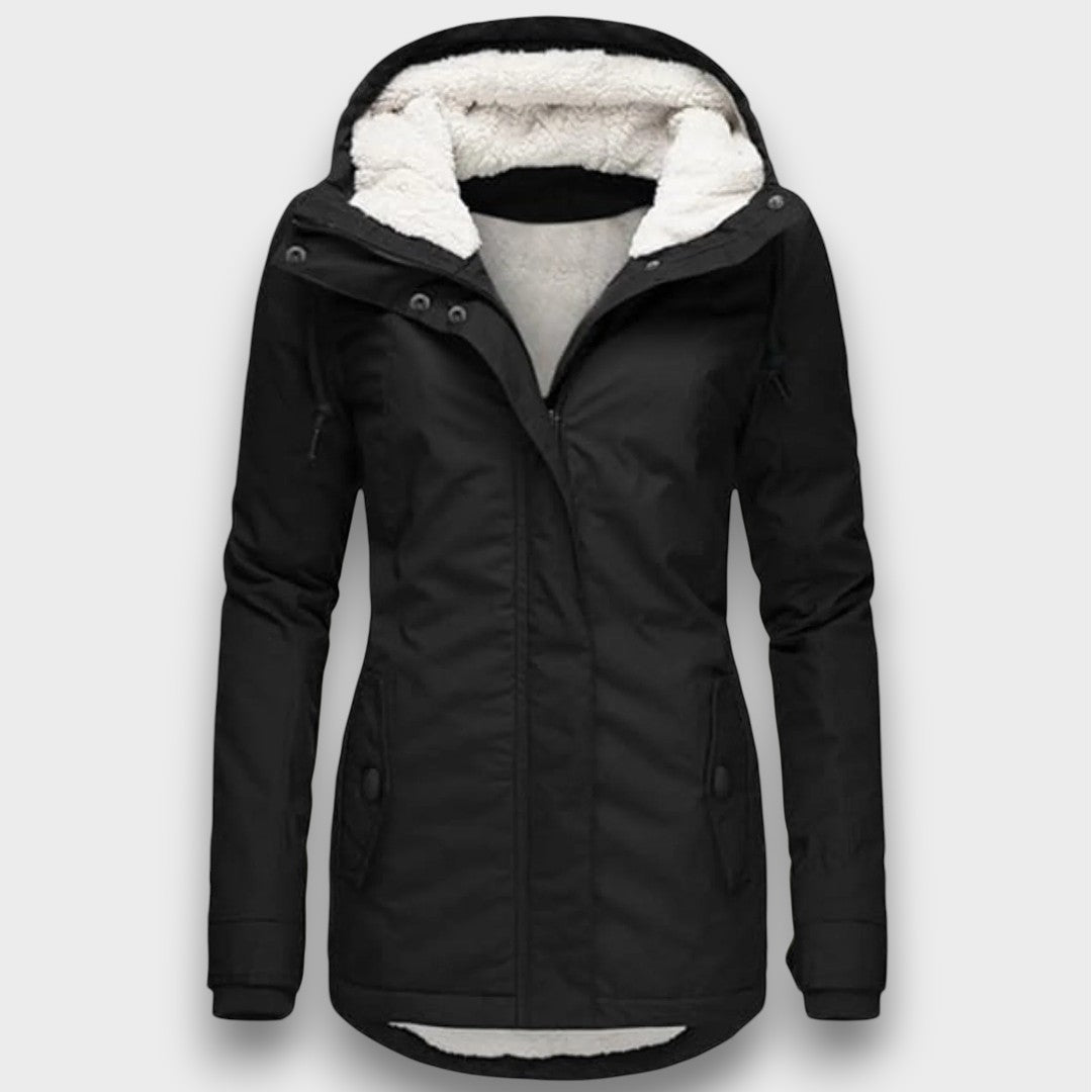 Chloé | Herbstliche lange Fleecejacke