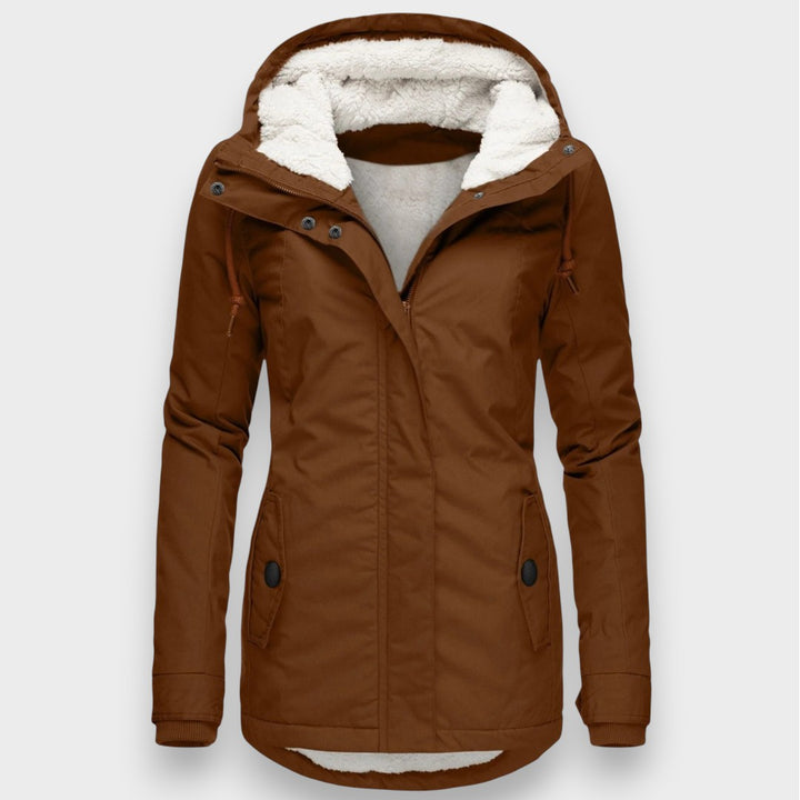 Chloé | Herbstliche lange Fleecejacke