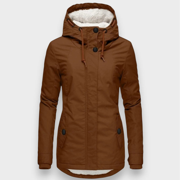 Chloé | Herbstliche lange Fleecejacke