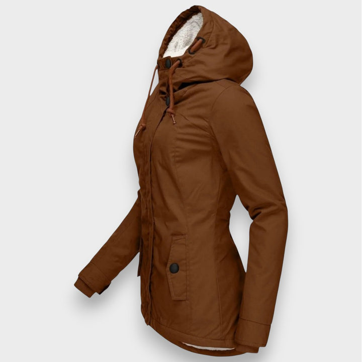 Chloé | Herbstliche lange Fleecejacke