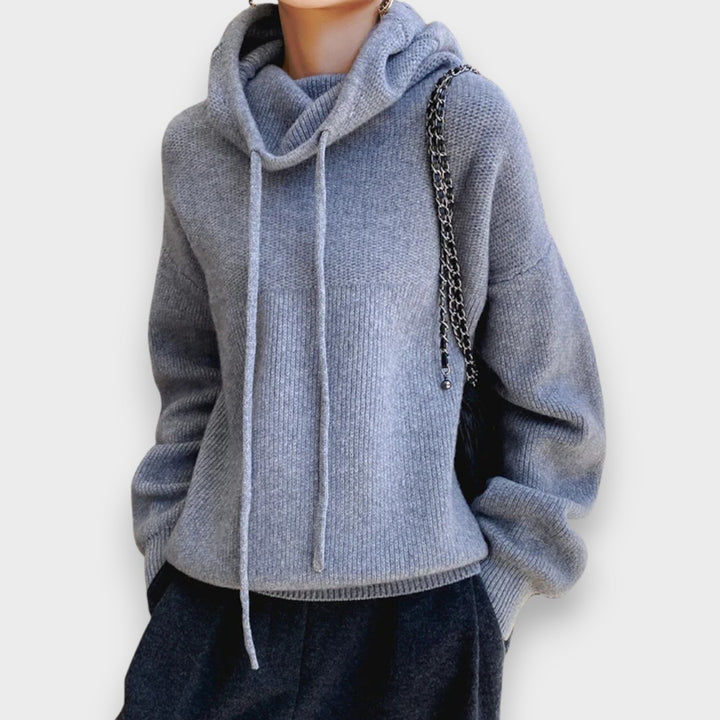 Marta | Luxuriöser Hoodie aus Merinowolle Eleganz