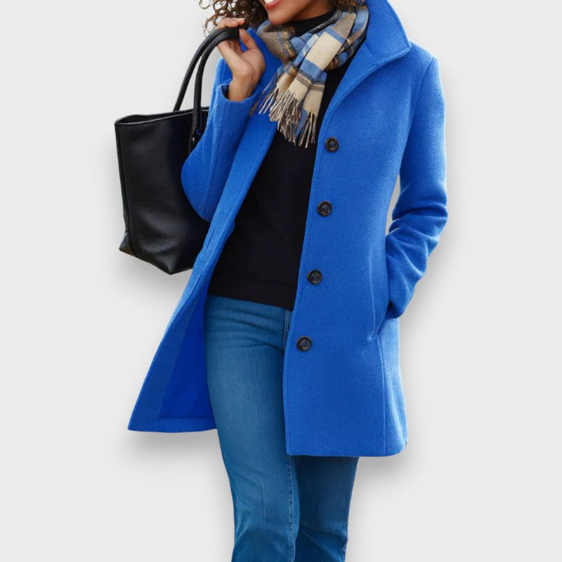 Carla | Klassischer Mantel mit eleganten Knöpfen