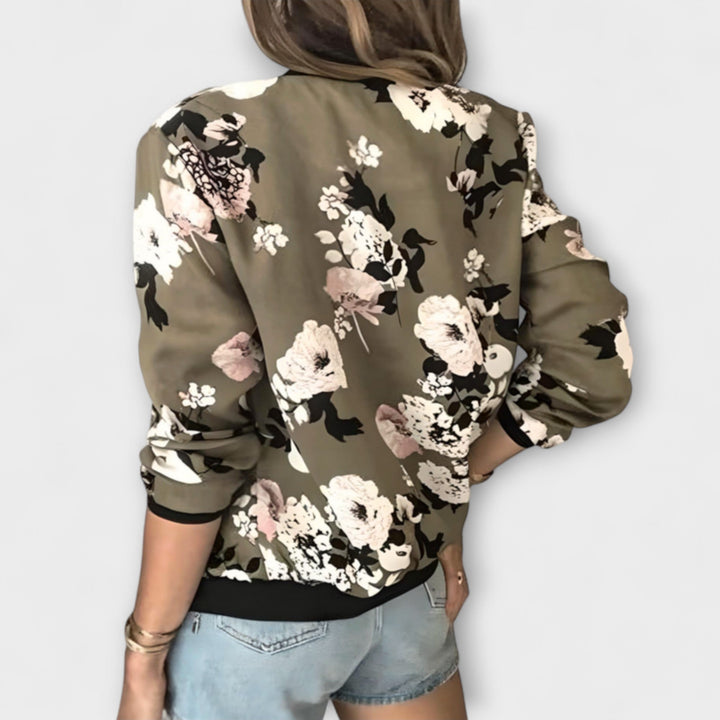 KAYLIN | STILVOLLE BLÜTENBOMBERJACKE