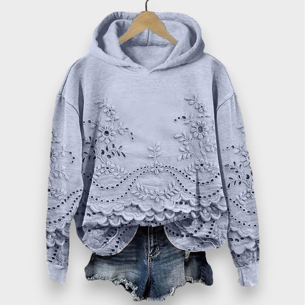 Alina | Pullover mit Spitzenverzierung