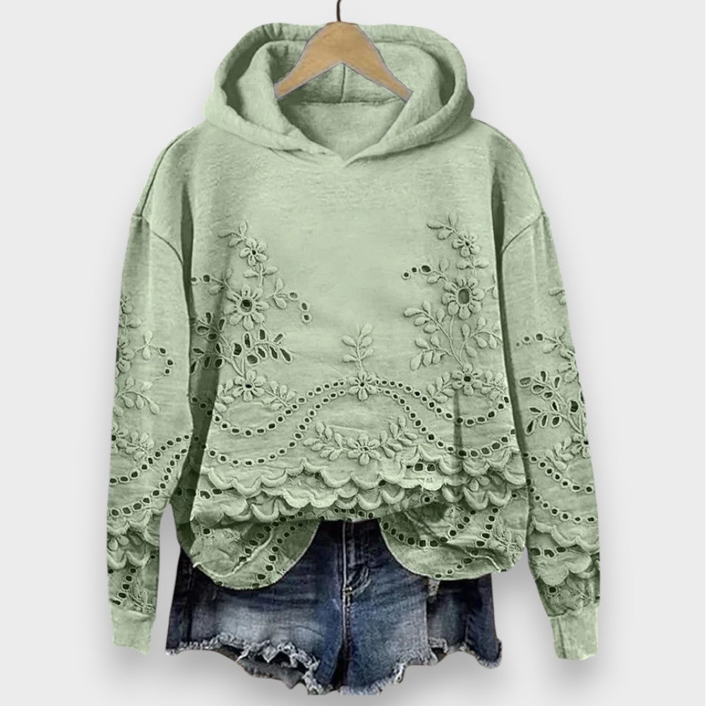 Alina | Pullover mit Spitzenverzierung