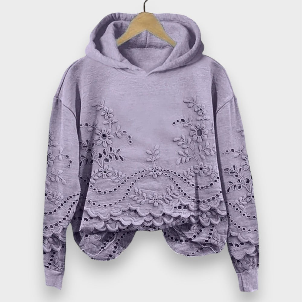 Alina | Pullover mit Spitzenverzierung