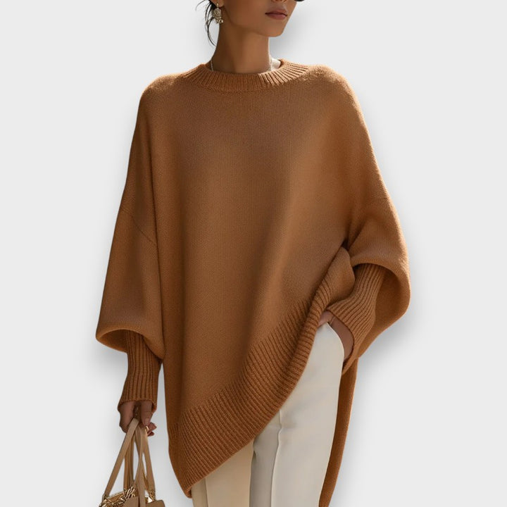 Rahel | Übergrosser Poncho-Pullover