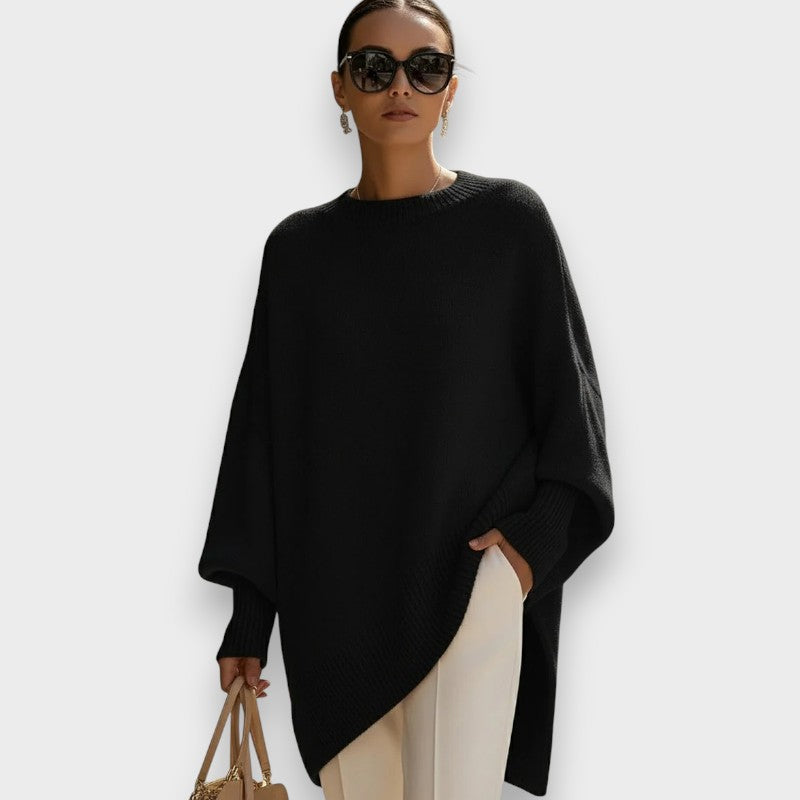 Rahel | Übergrosser Poncho-Pullover