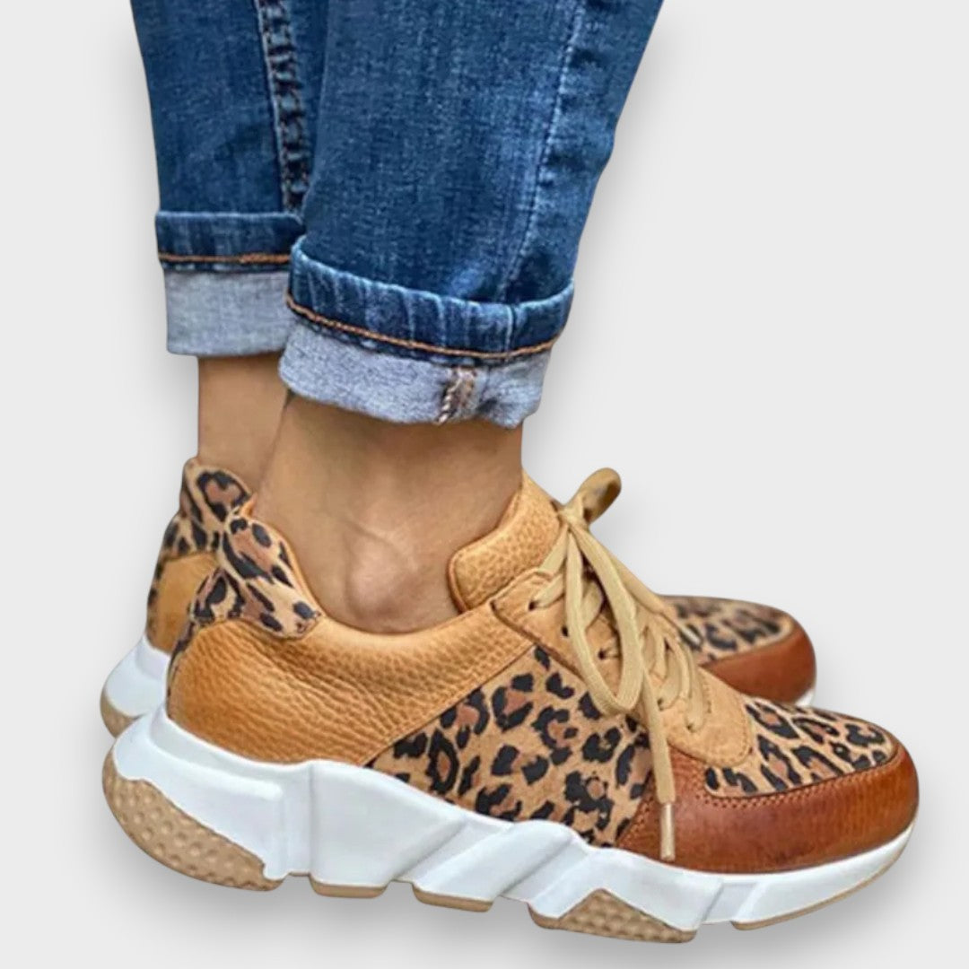 Nuria | Bequeme Leoparden Sneakers