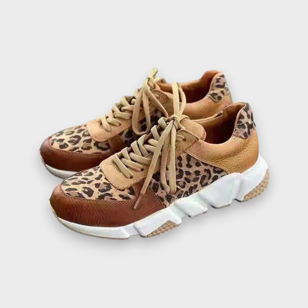 Nuria | Bequeme Leoparden Sneakers