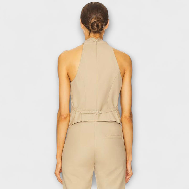 Juni – Crisscross Halter Neck Tanktop