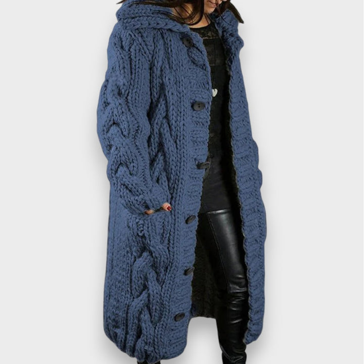 Camille | Eleganter gemütlicher Mantel mit Bauchabdeckung