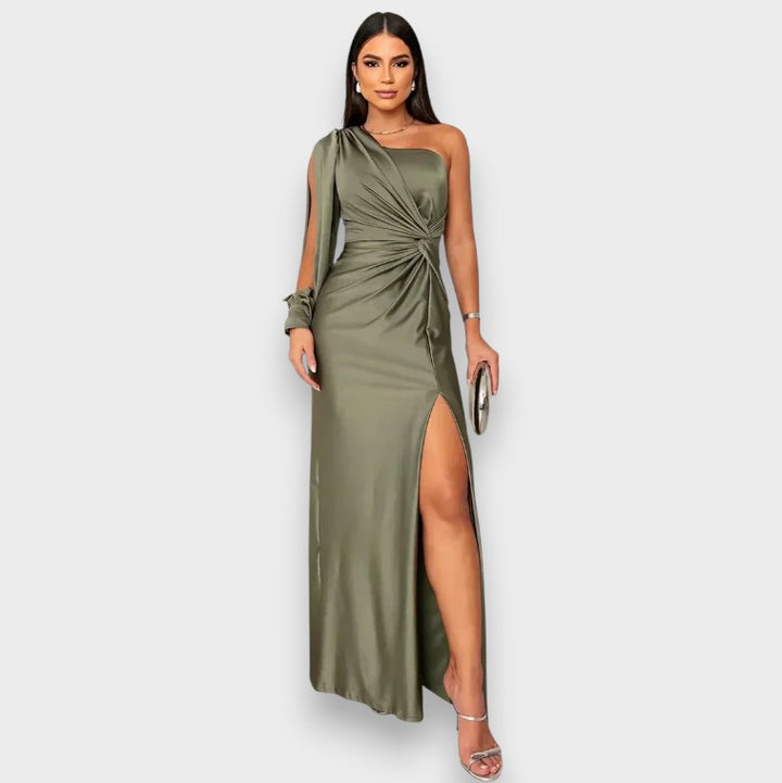 Zarra | Elegantes One-Shoulder-Maxikleid