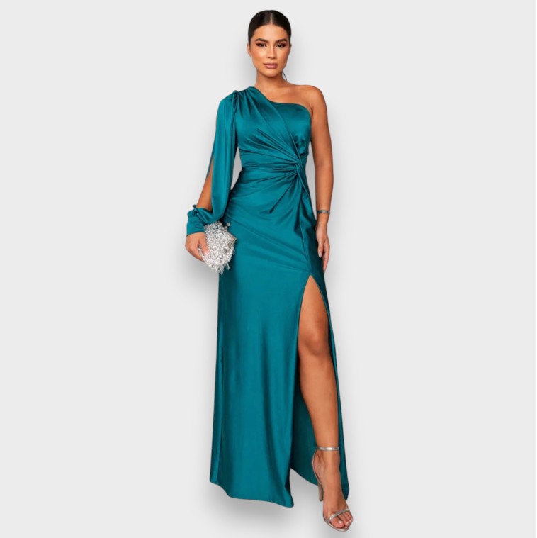 Zarra | Elegantes One-Shoulder-Maxikleid