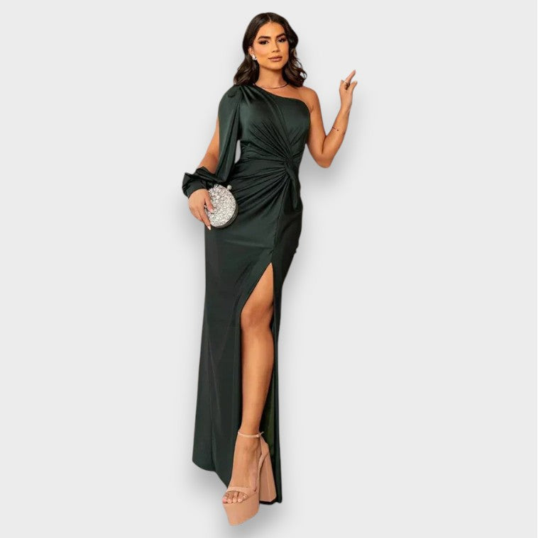 Zarra | Elegantes One-Shoulder-Maxikleid