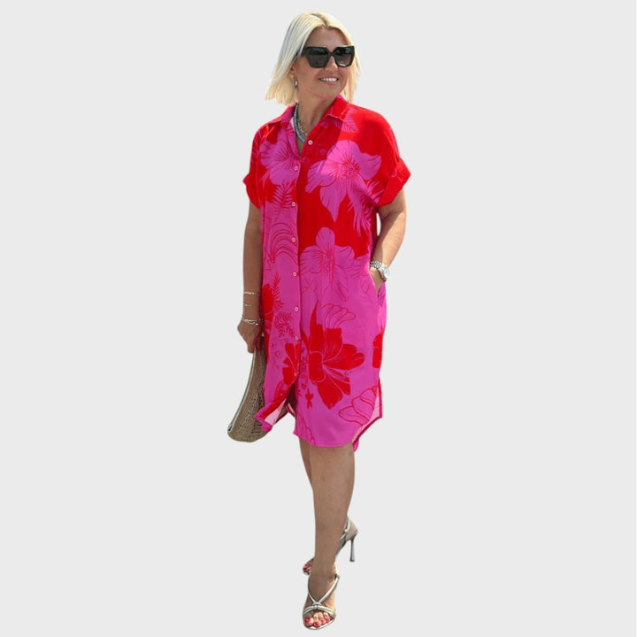 Naomi | Kleid mit Blumenmuster