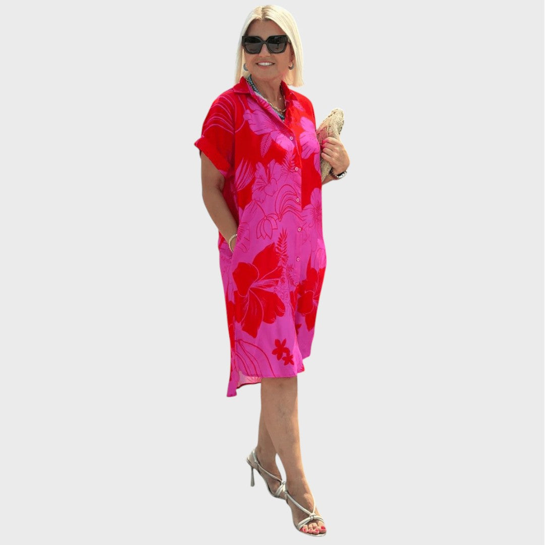 Naomi | Kleid mit Blumenmuster