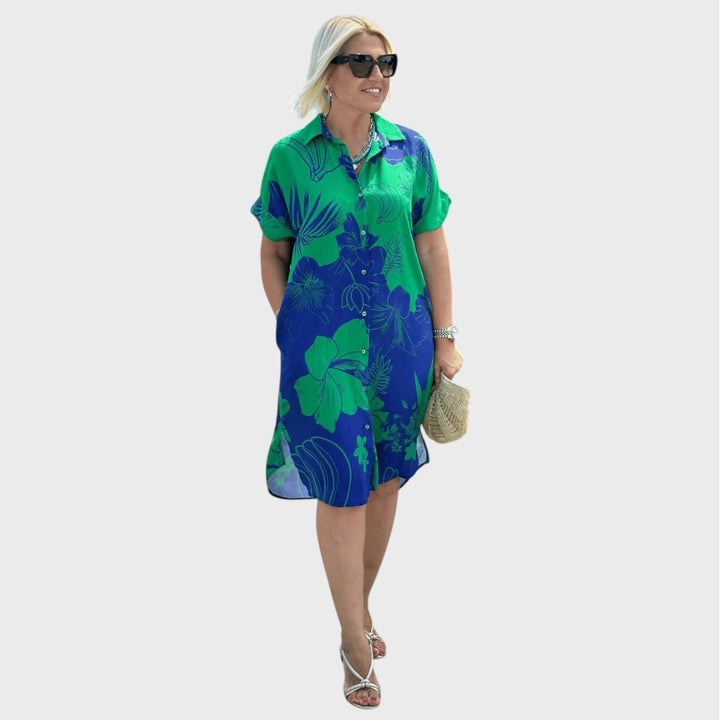 Naomi | Kleid mit Blumenmuster