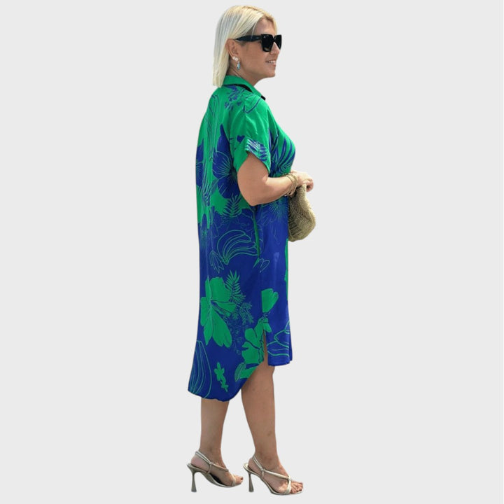 Naomi | Kleid mit Blumenmuster