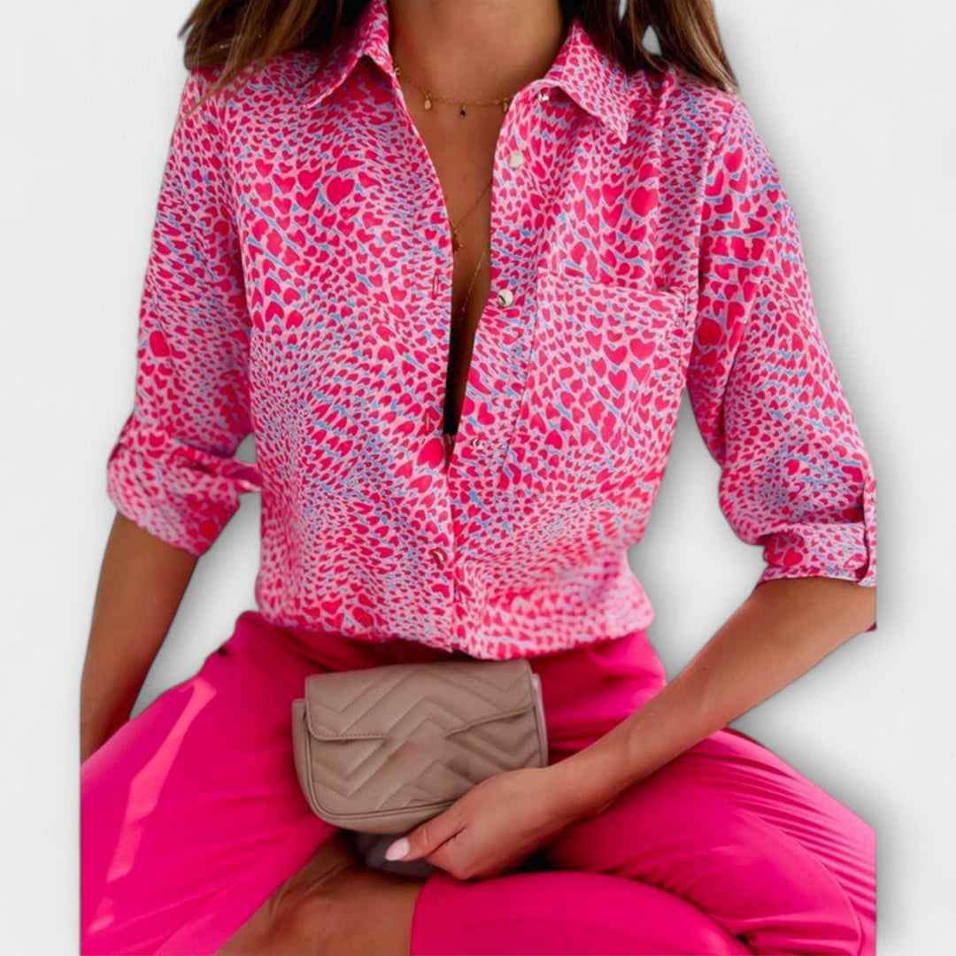 Bluus mit klassischem Krage