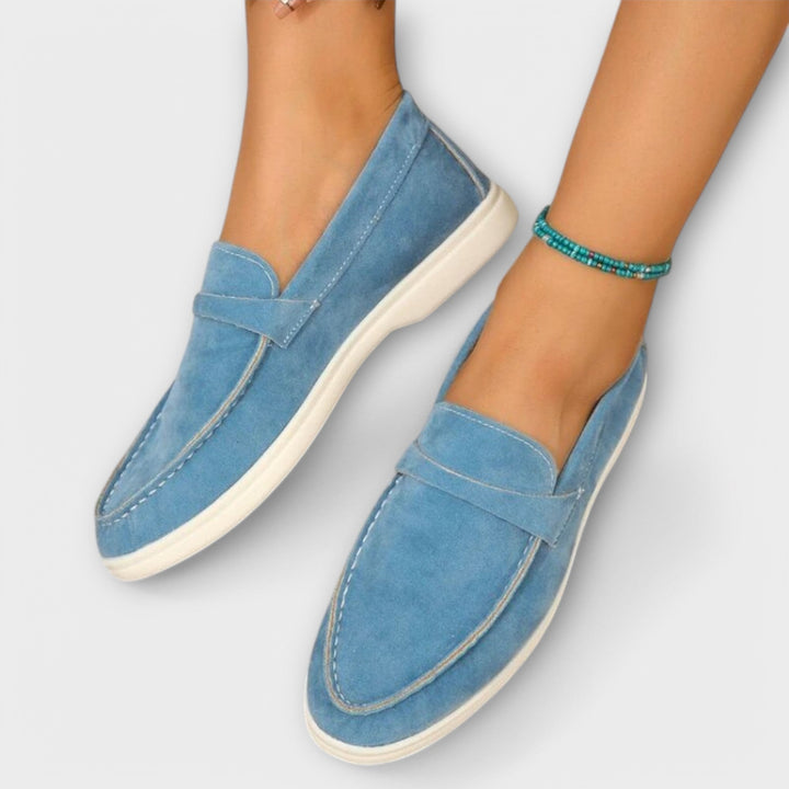 Eleganti Damen-Wildleder-Loafer